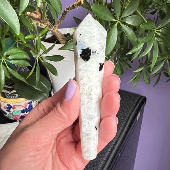 Moonstone Crystal Meditation Wand (4) - Picture 2 of 11